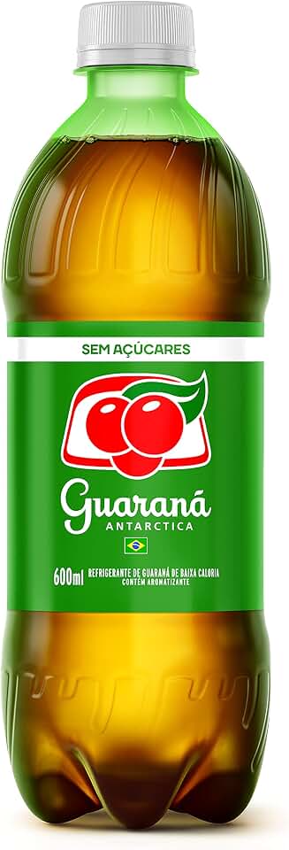 Refrigerante Guaraná Antarctica Zero, Garrafa Pet 600ml