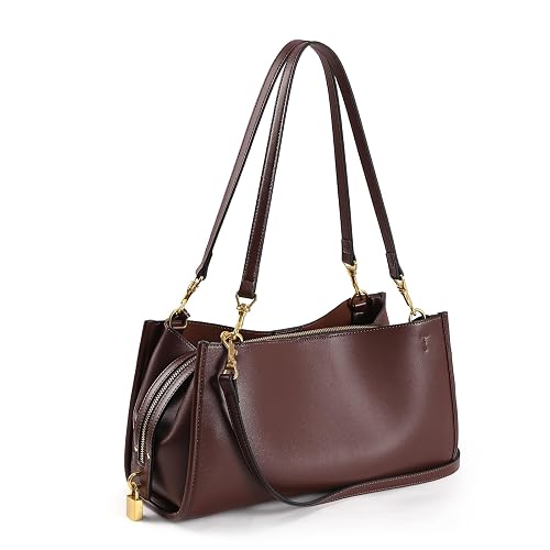 Vintage Shoulder Bag for Women Faux Leather Tote Handbag 34