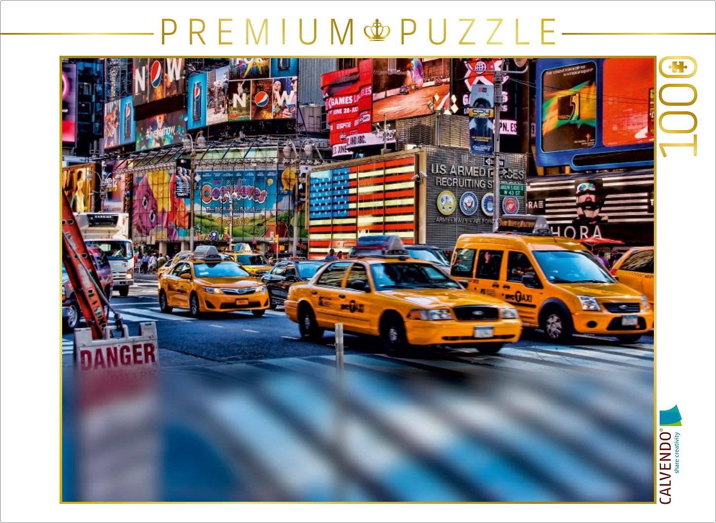 CALVENDO Puzzle New York - Seulement dans Un Taxi 1000 Pieces 64 x 48 cm from Peter Roder