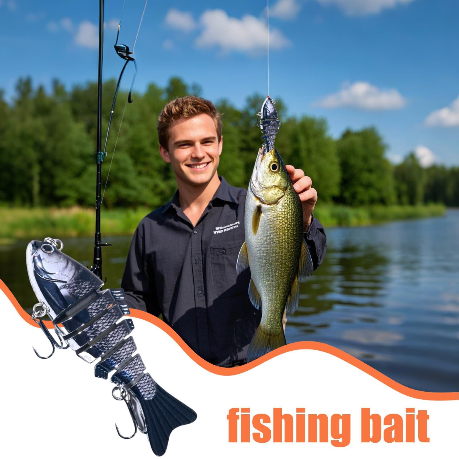 Elica A Caduta Lenta – Esca Snodata Multi-Peces Per Pesca In Dolce E Salata