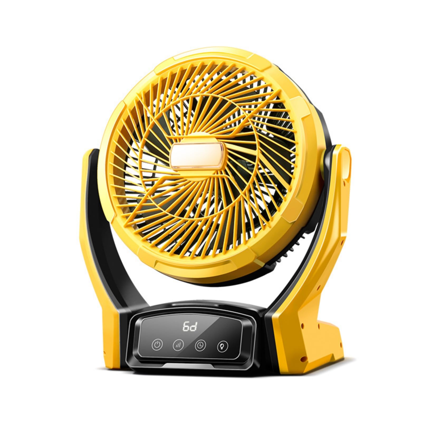 Gralara Ventilador Escritorio con Luz LED Portátil Ventilador Escritorio con Luz Mini para Estudiantes, style to 1