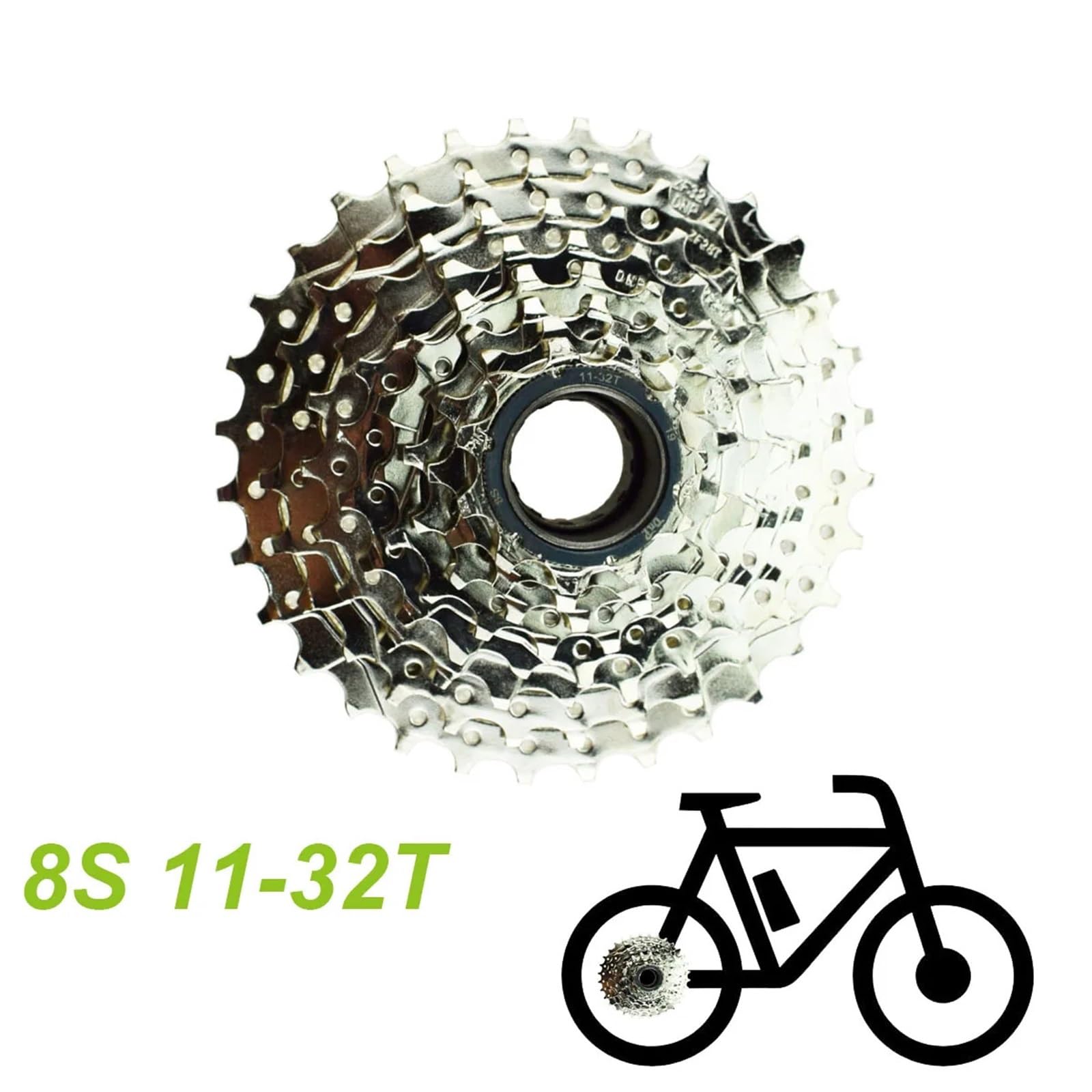 ROAD Cassette Teeth Rower 8-biegowy wolnobieg 11-32T 11-34T 8S śruba na gwincie wolnobieg