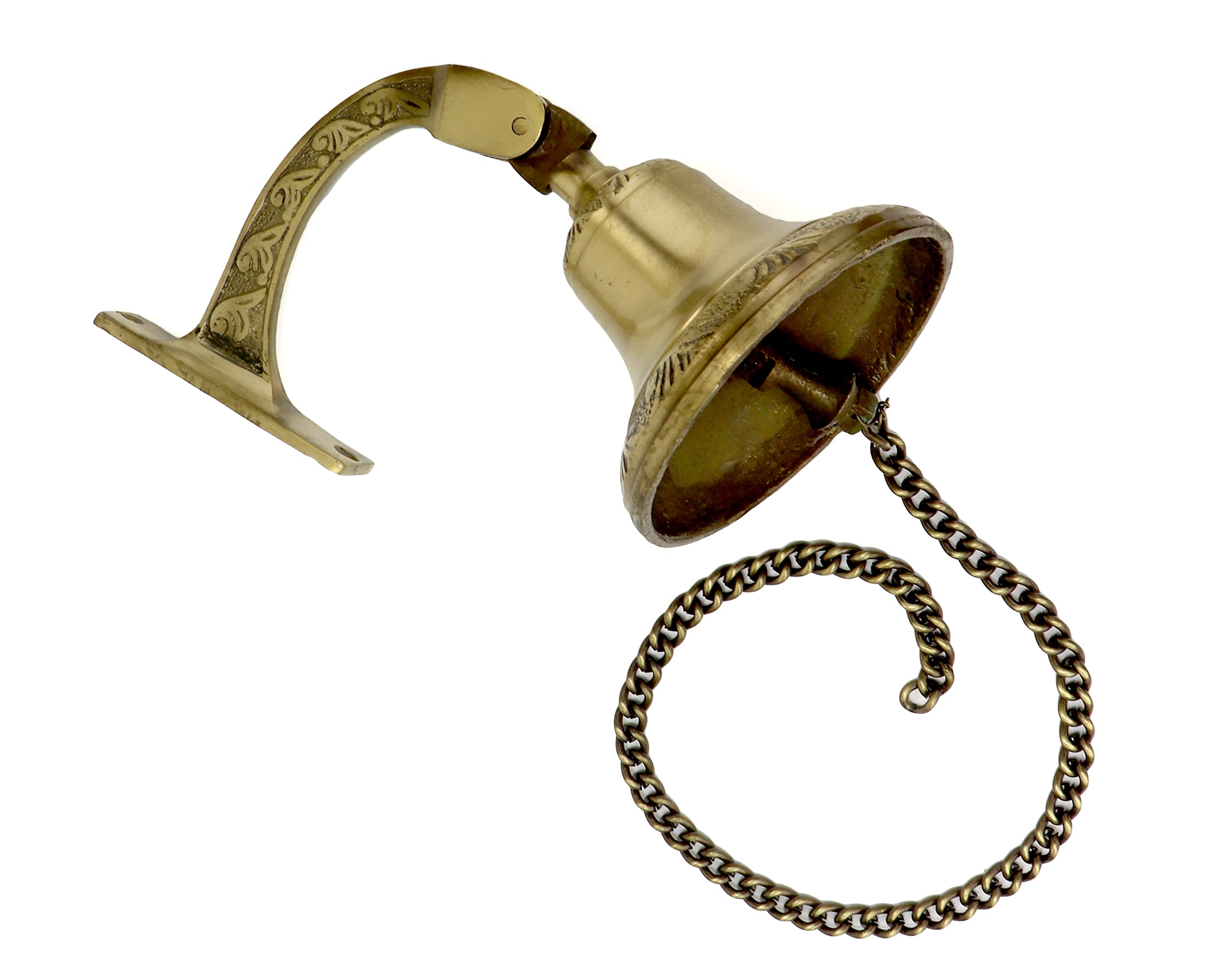 Two Moustaches Brass Wall Bell, Nautical Decor, Nautical Maritime Wall Decor, Brass Ship Bell, Beach Decor, Standard, Pack Of 1 (B0BNVZ3X6X) Amazon Price History, Amazon Price Tracker