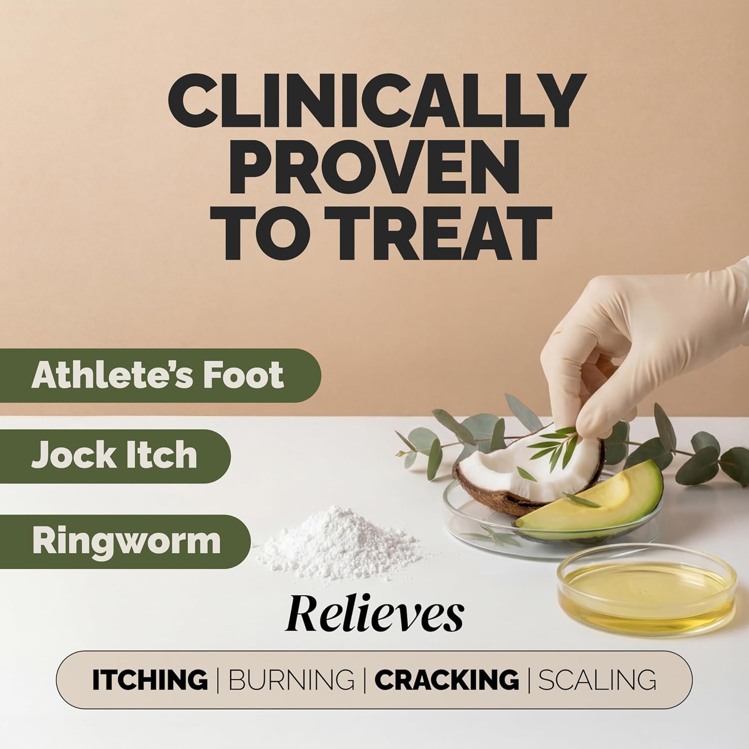 Puriya Clinically Proven Antifungal Cream for Skin Fungus, Extra-Strength Athletes Foot Cream Treatment, Jock Itch, Ringworm Treatment for Humans, Anti Fungal Itchy Skin Relief with Tea Tree Oil - Image 5