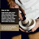 Supply Marble Shaving Bowl (Naturally Heat Retaining + Handcrafted From Solid Marble) gallery image