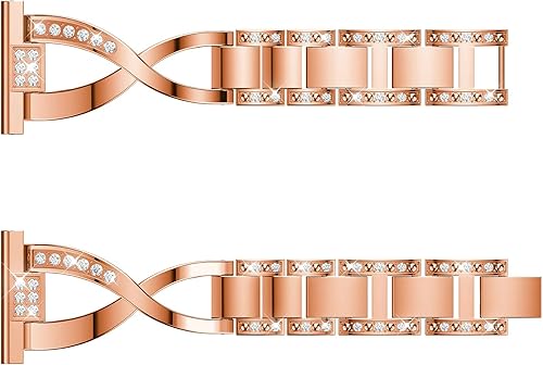 Miniatura 5 de Correas de repuesto para Samsung Galaxy Watch 3 de 1.772 in SM-R840 para mujeres y hombres, 0.866 pulgadas de liberación rápida de acero inoxidable