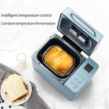 Fully Automatic Bread Maker, Automatic nut Dispenser, 60 Minute Keep Warm, 3 Crust Tones Bread Maker