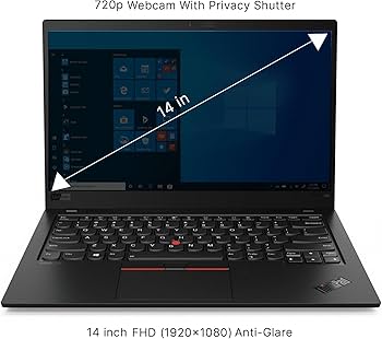ThinkPad X1 Carbon 8th（i7/16G/512G/オフィス） Amazon.com: Lenovo X1 Carbon Gen 8 Touchscreen, Intel i7
