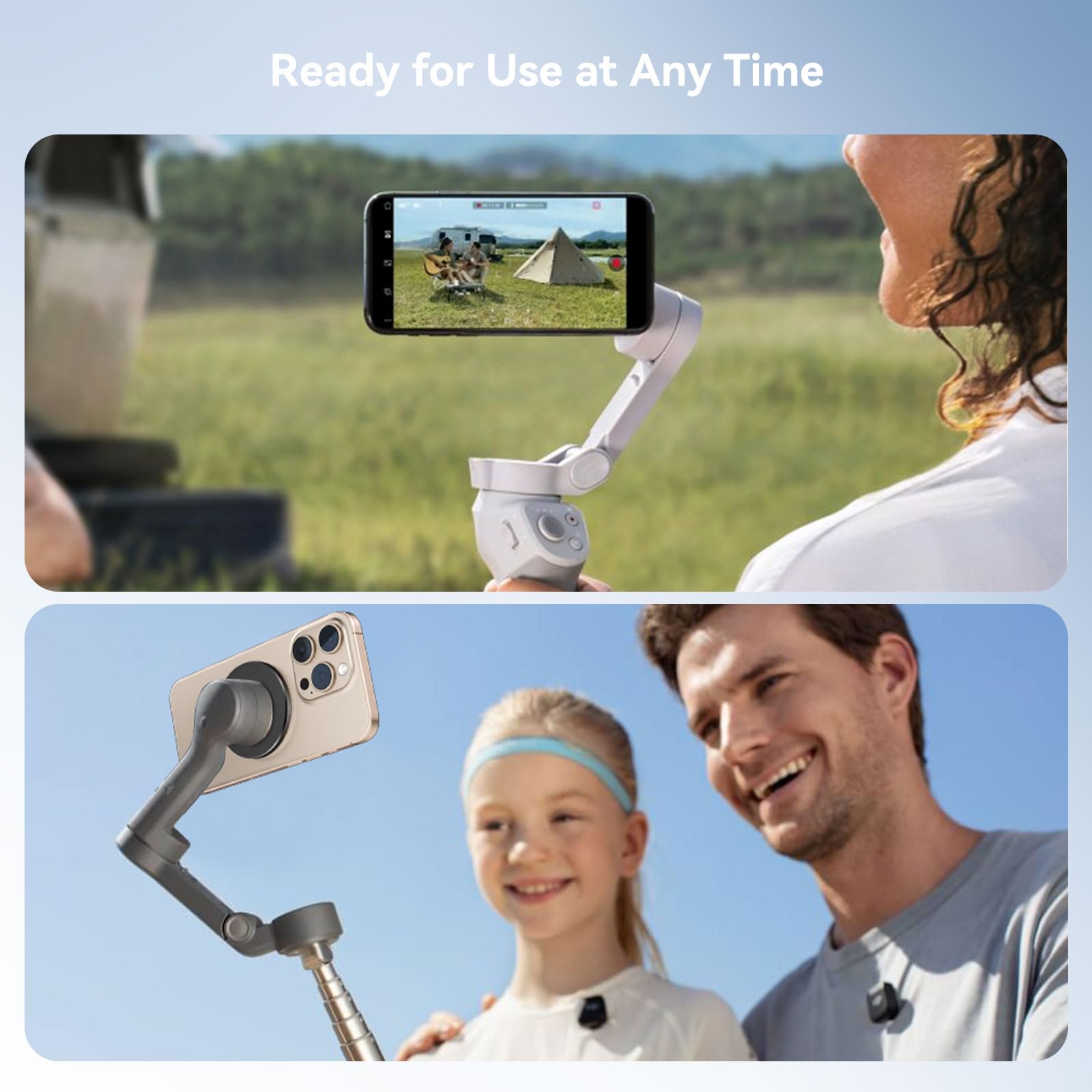 CloudValley Magnetyczny adapter do szybkiego montażu do DJI OM 7P 7, kompatybilny z DJI OM Mobile 6 5 4 SE Gimbals stabilizator akcesoria magnetyczne, czarny