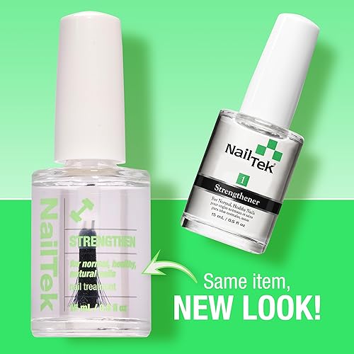 Miniatura 2 de Nail Tek Fortalecedor de uñas Fórmula 1  Tratamiento fortalecedor de esmalte de uñas para un crecimiento natural normal y saludable, 0.5 onzas