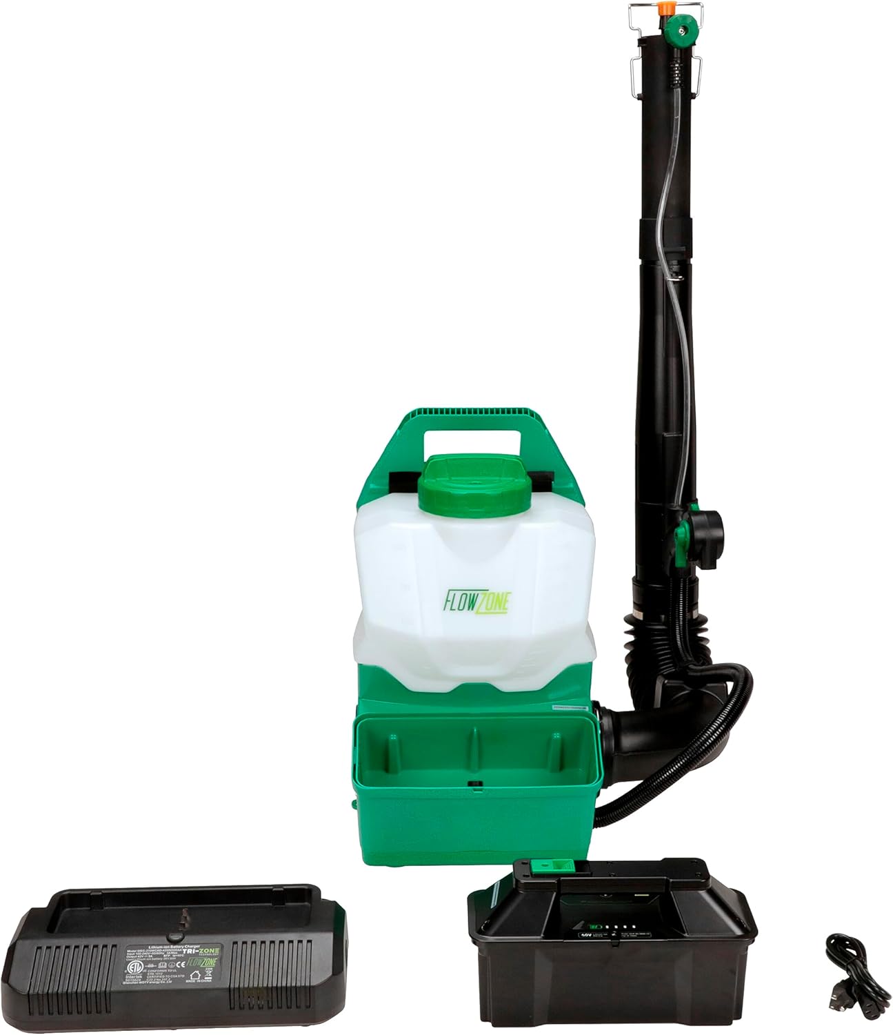 FlowZone Vortex Battery Powered Mist Blower Bundle