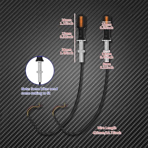 Miniatura 6 de Luz LED de señal de giro para motocicleta, indicadores traseros para Harley Touring Road King Street Gilde Electra Glide Softail Dyna Sportster XL