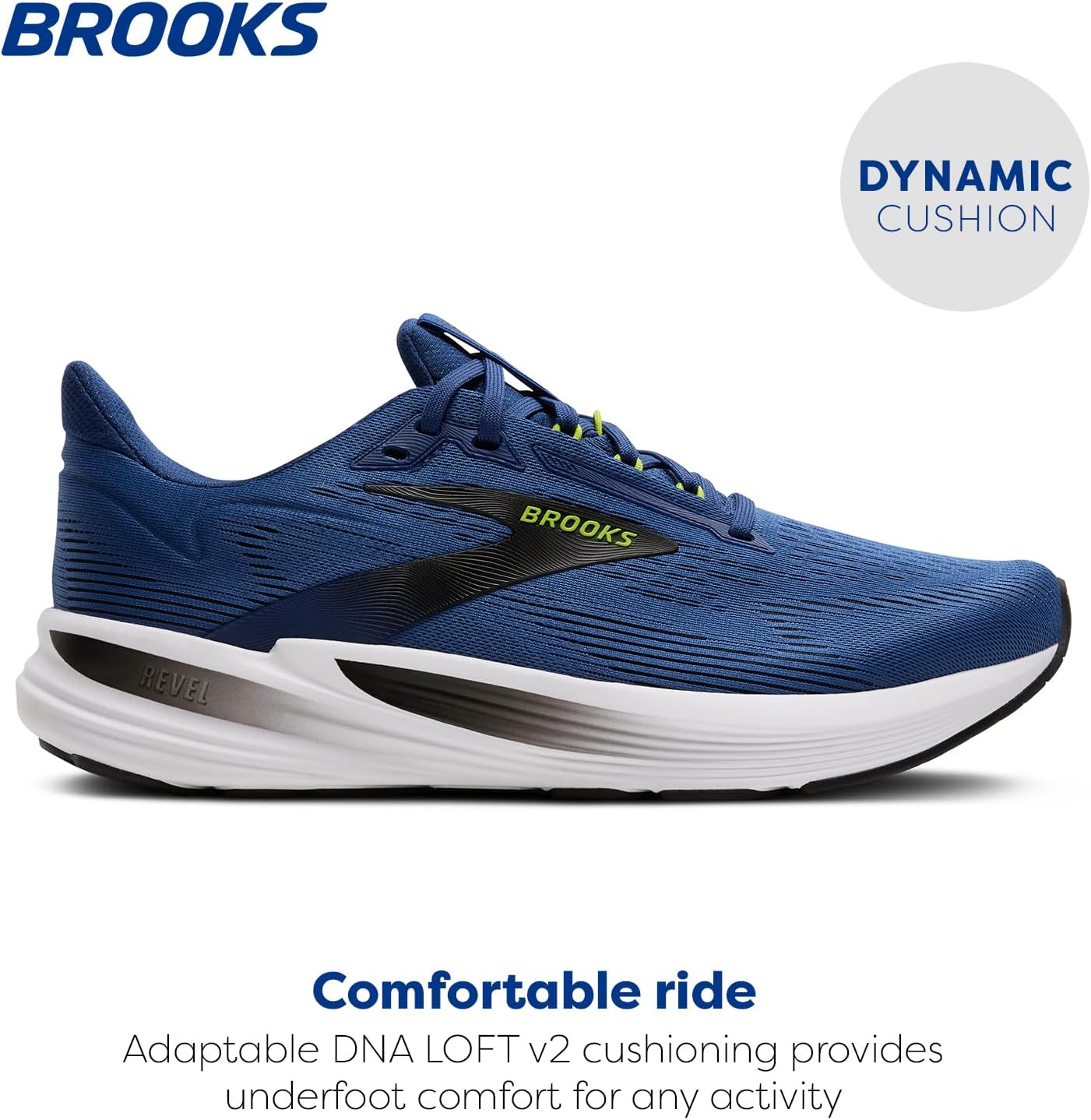 Brooks Men’s Revel 8 Neutral Running & Walking Shoe