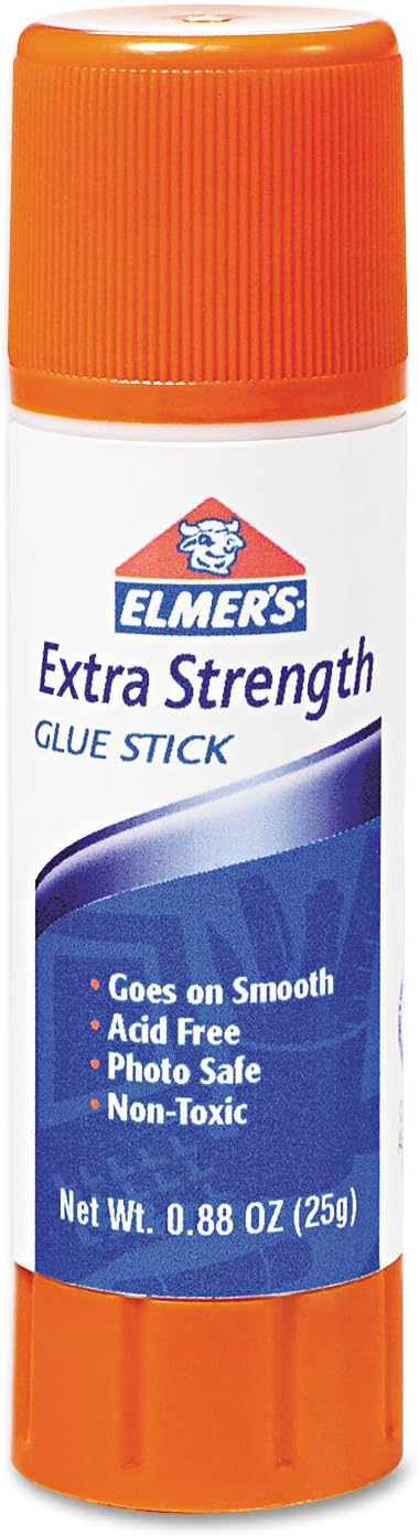 Elmer's Extra Strength Glue Sticks, 0.88 Ounces, 12 Count