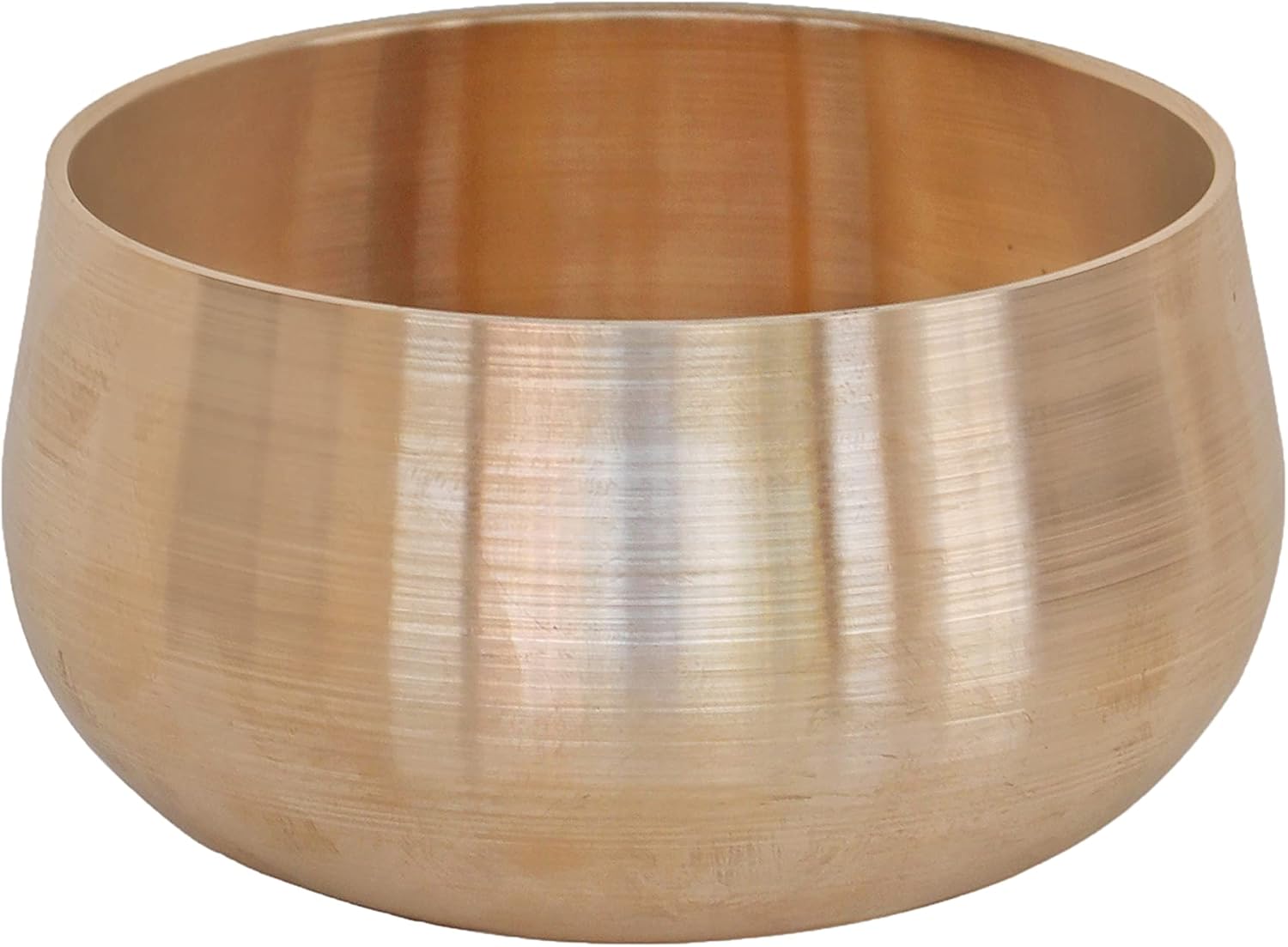 De Kulture Handmade Bronze Kansa Medium Rice Bowl for Biryani, Ramen, Noodle, Macaroni, Spaghetti and Pasta Ideal for Serving & Dining Table Decoration, 4.5" x 2.5" (DH) Inches 350 ml