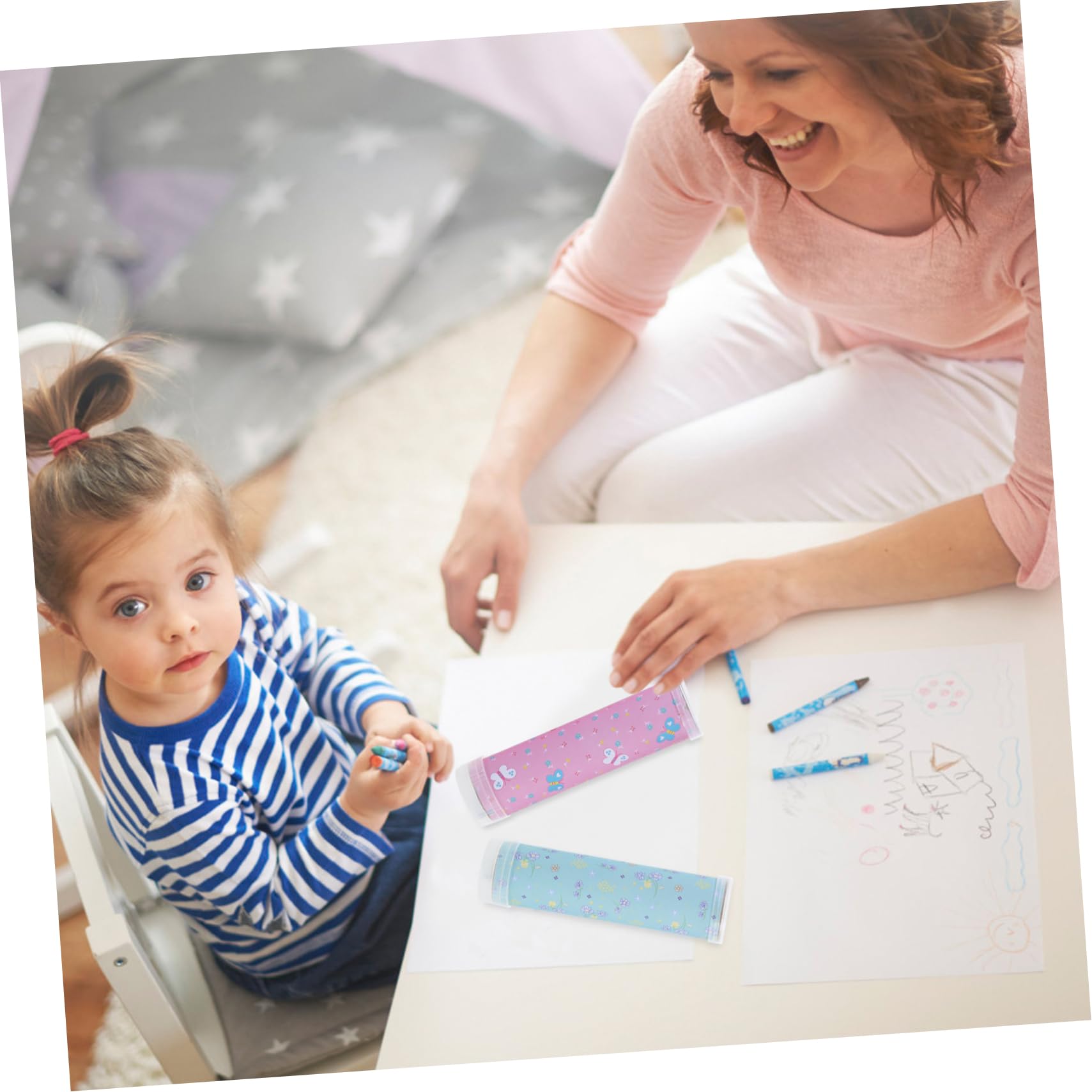 ibasenice 40 Sätze DIY Materialpaket für Handgemachtes Bastelset mit Bunten Papieren Einfache Montage Fördert Feinmotorik und Kreatives Lernen für Eltern Junge Mädchen Aktivitäten
