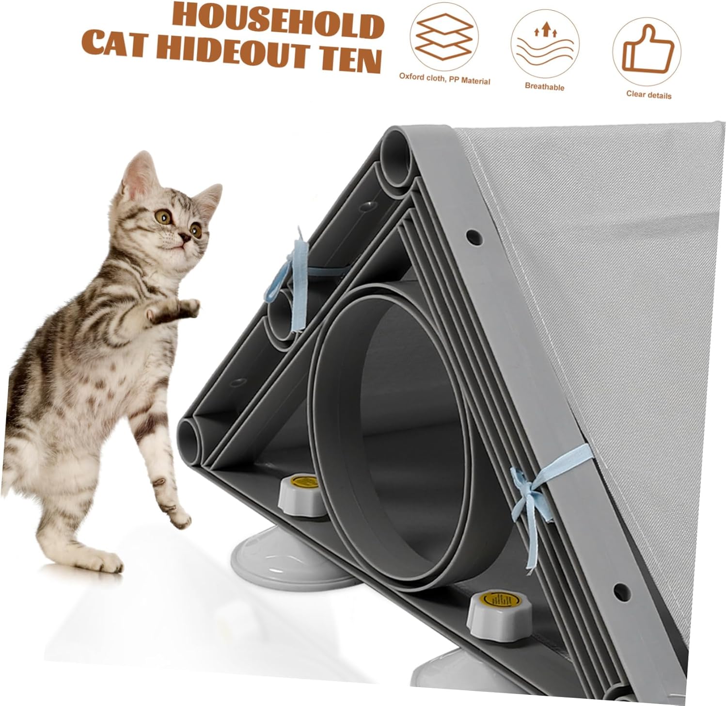 VICASKY Interactive Cat Tunnel Bed Cat Tube for Play and Exercise Spacious Design and Lightweight Pet Toy for Fun and Bonding