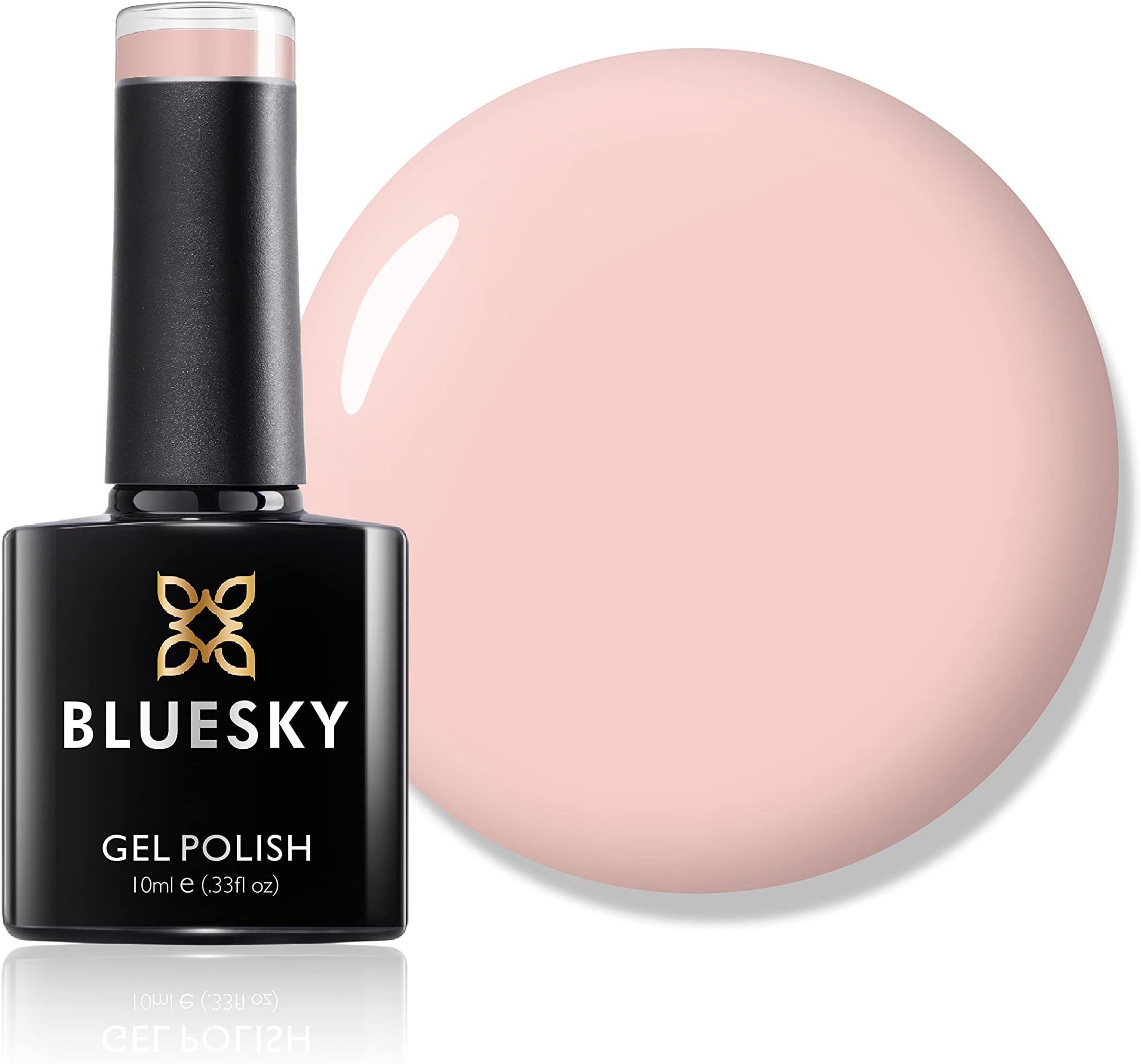 Gel Nail Polish, Naked Naivete 80608, Light Pink, Pale, Long Lasting, Chip Resistant, 10 ml (Requires Drying Under UV LED Lamp)