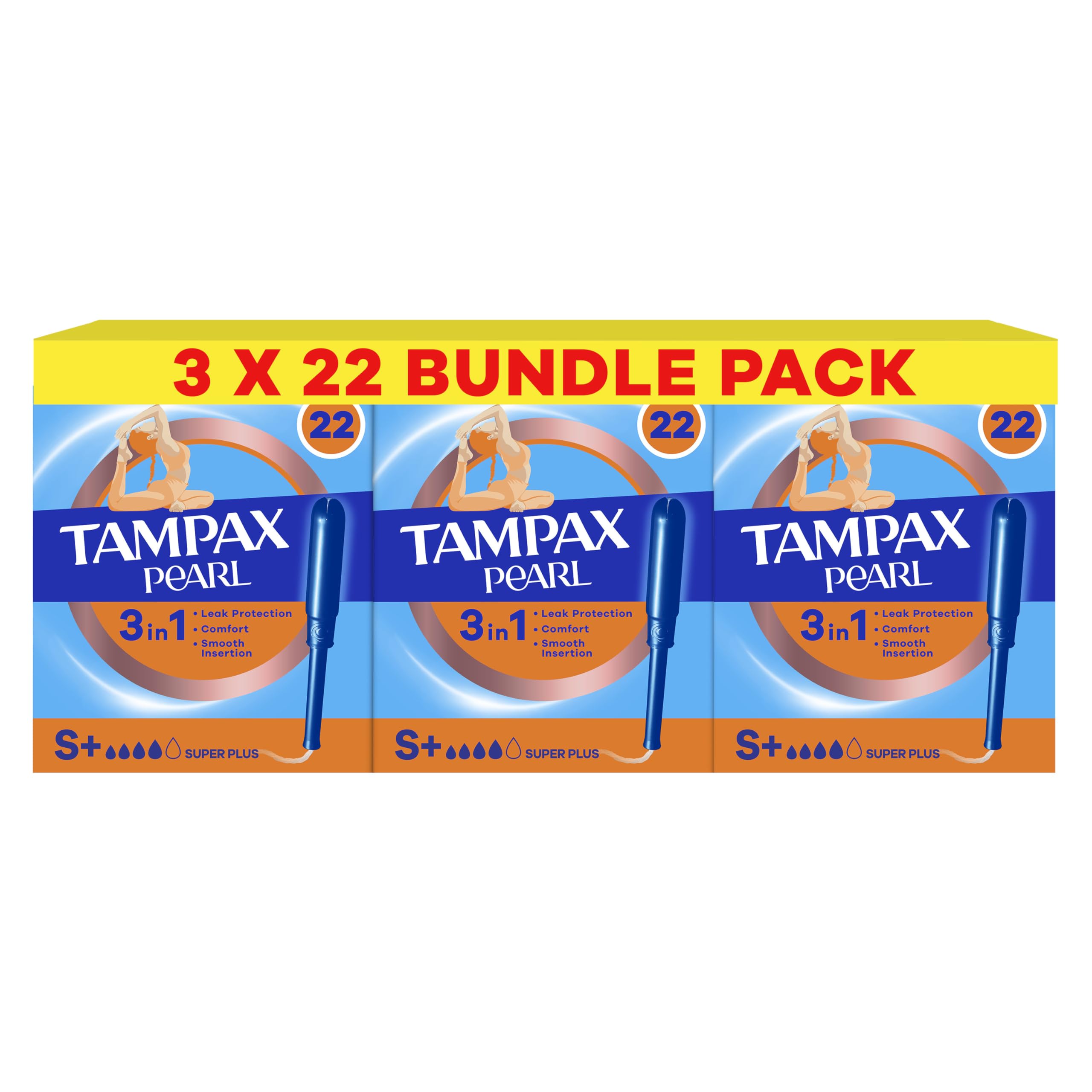 TAMPAX Pearl Super Plus 3x22
