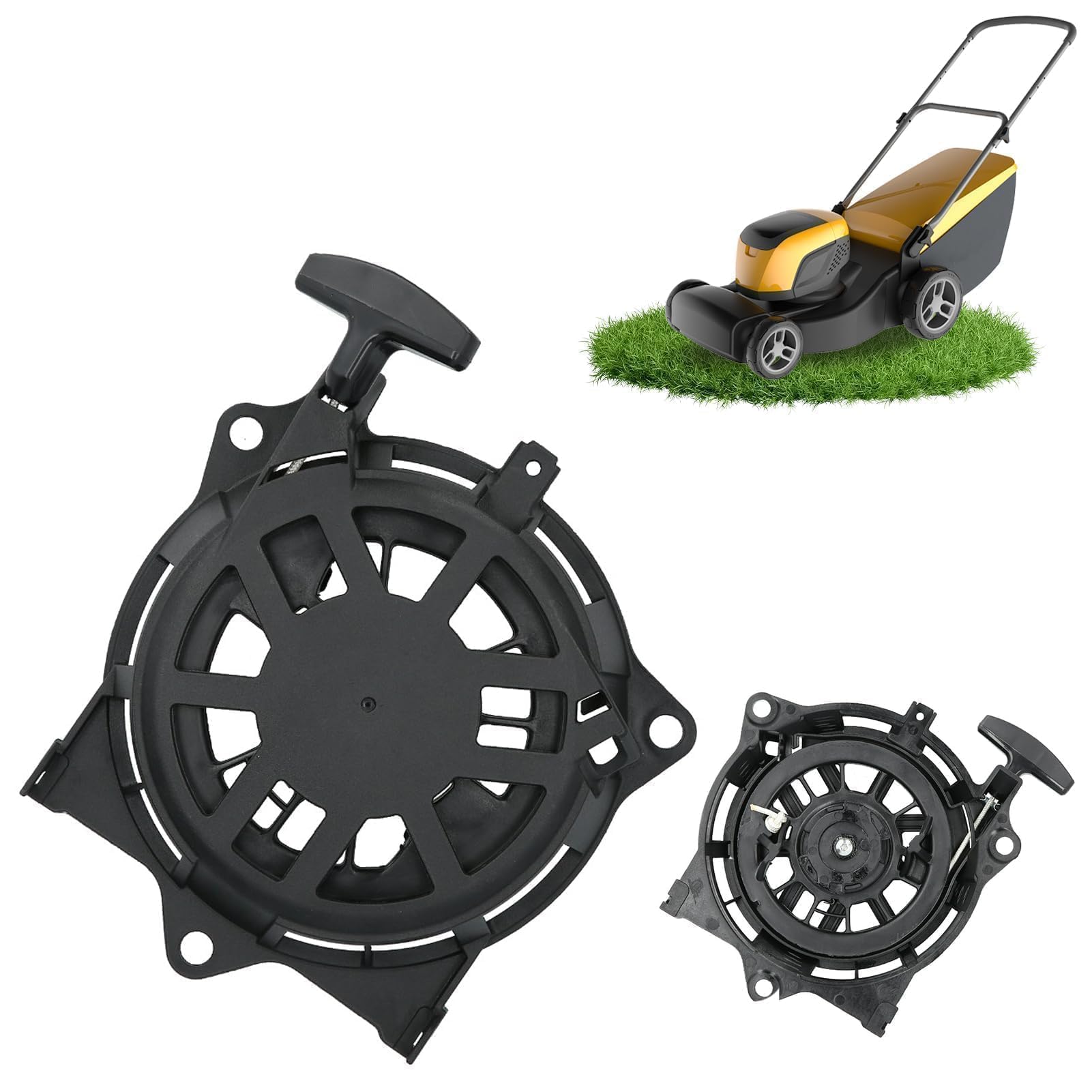 Agatige Avviamento A Strappo, Gruppo Avviamento A Strappo, PVC Di Ricambio Gruppo Avviamento Tosaerba Attrezzatura Tagliaerba Da Giardino Adatta Per Honda GC190 GCV190 28400 ‑ Z0M ‑ 801