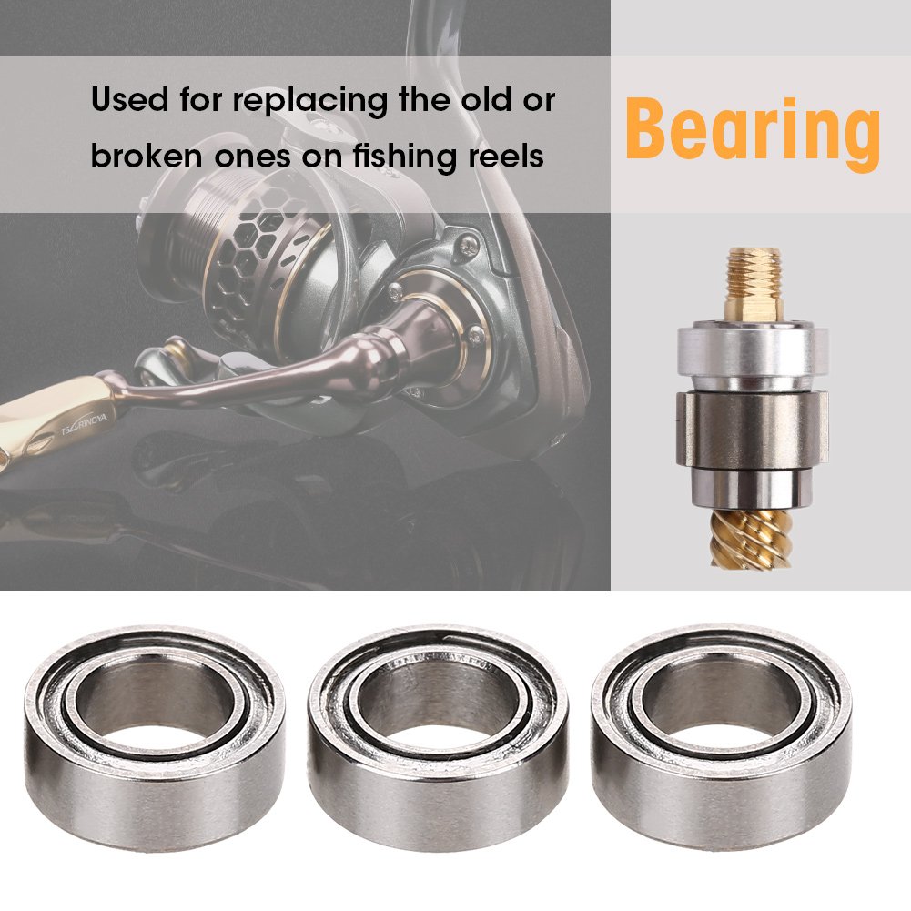 Fishing Reel Bearing, 3 Pcs Durable Stainless Steel Precision Ball Bearing, Fishing Reel Accessory Replacement for Daiwa Replacement Parts (4x7x2.5) : Amazon.nl: Sports & Outdoors Fishing Reel Bearing, 3 Pcs Durable Stainless Steel Precision Ball Bearing, Fishing Reel Accessory Replacement for Daiwa Replacement Parts (4x7x2.5) : Amazon.nl: Sports & Outdoors