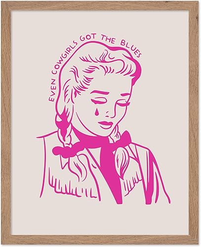 Miniatura 47 de Poster Master Póster con texto en inglés "You've Yeed Your Last Haw", estampado retro de vaquero rosa, arte occidental, arte moderno, arte del