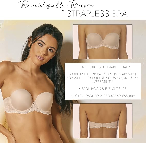 OnGossamer Beautifully Basic Strapless Bra Bra