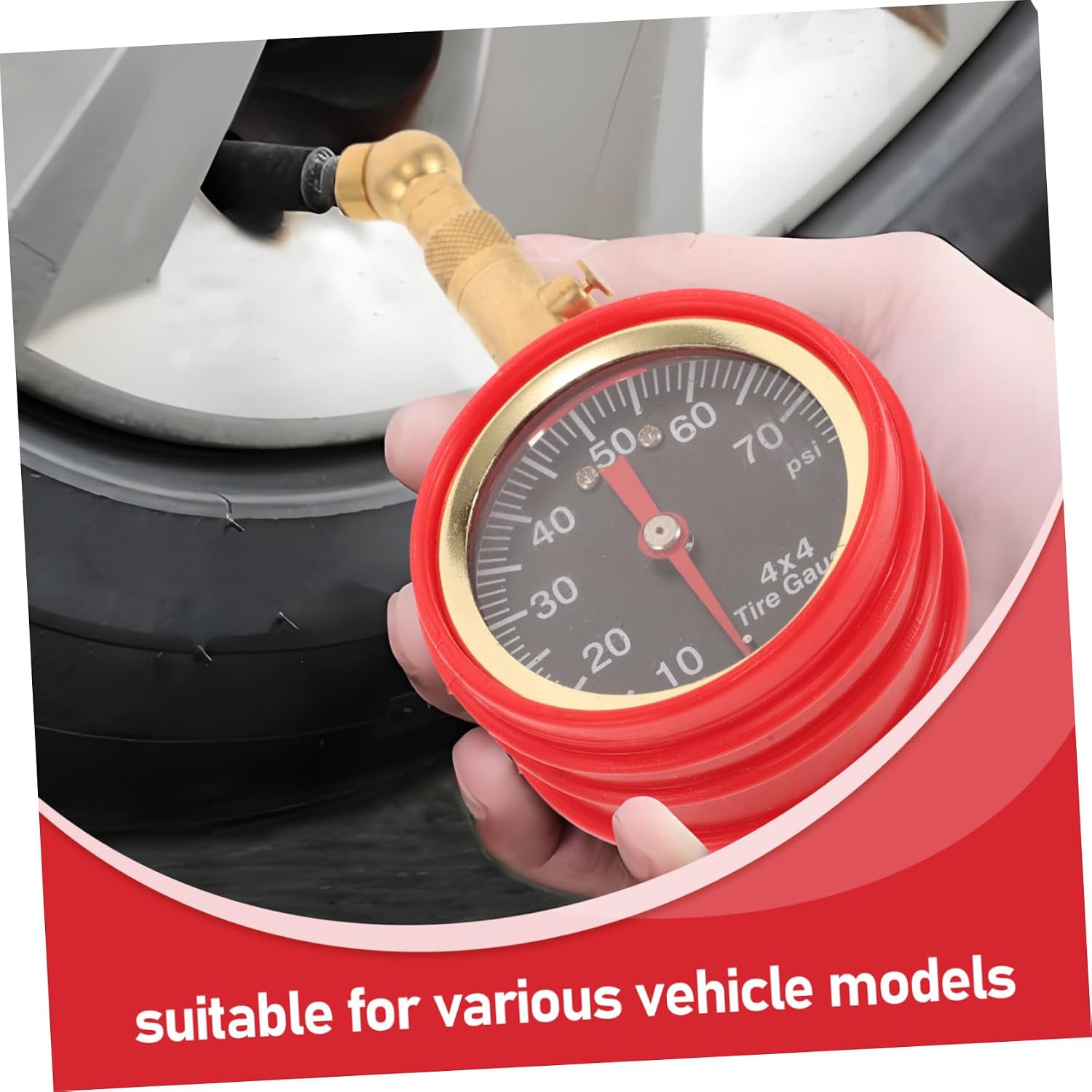 Tire Pressure Gauge for Trucks Cars Air Tire Gauge Pressure Measurement Tool Quick Deflation