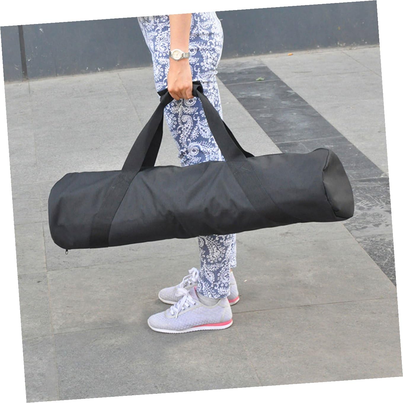 jojofuny Borsa Tracolla Regolabile per Trasporto Treppiede Oxford Nero e Imbottitura Spugnosa Leggera per Uso Fotografico All'aperto