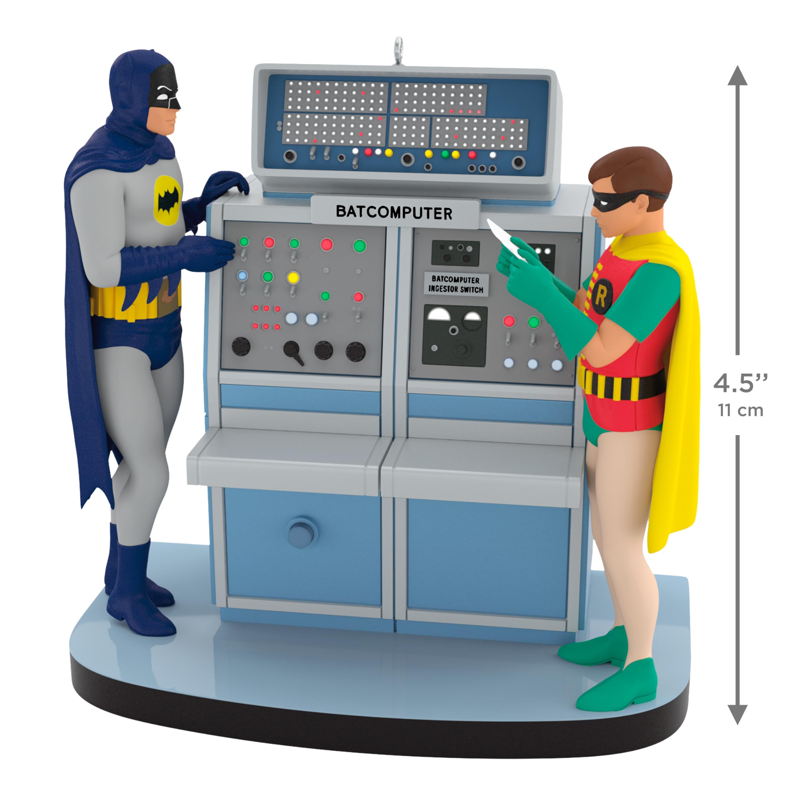 Hallmark Keepsake Ornamento natalizio 2026, Batcomputer della serie TV Batman con luci e suoni, regali per i fan di DC Comics