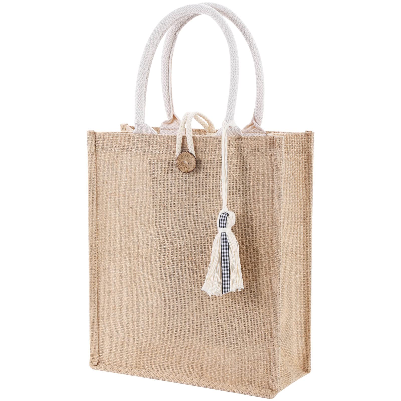 itgowisa Beach Bag for Women, Straw Beach Tote Bag with Pocket Tassel Handle Waterproof Lining, for Summer Vacation Pool Gift