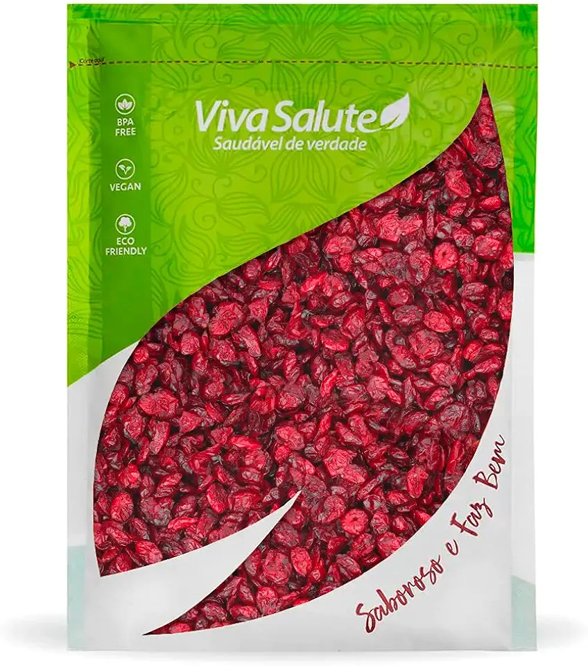 Cranberry Desidratada Viva Salute: sabor marcante e qualidade