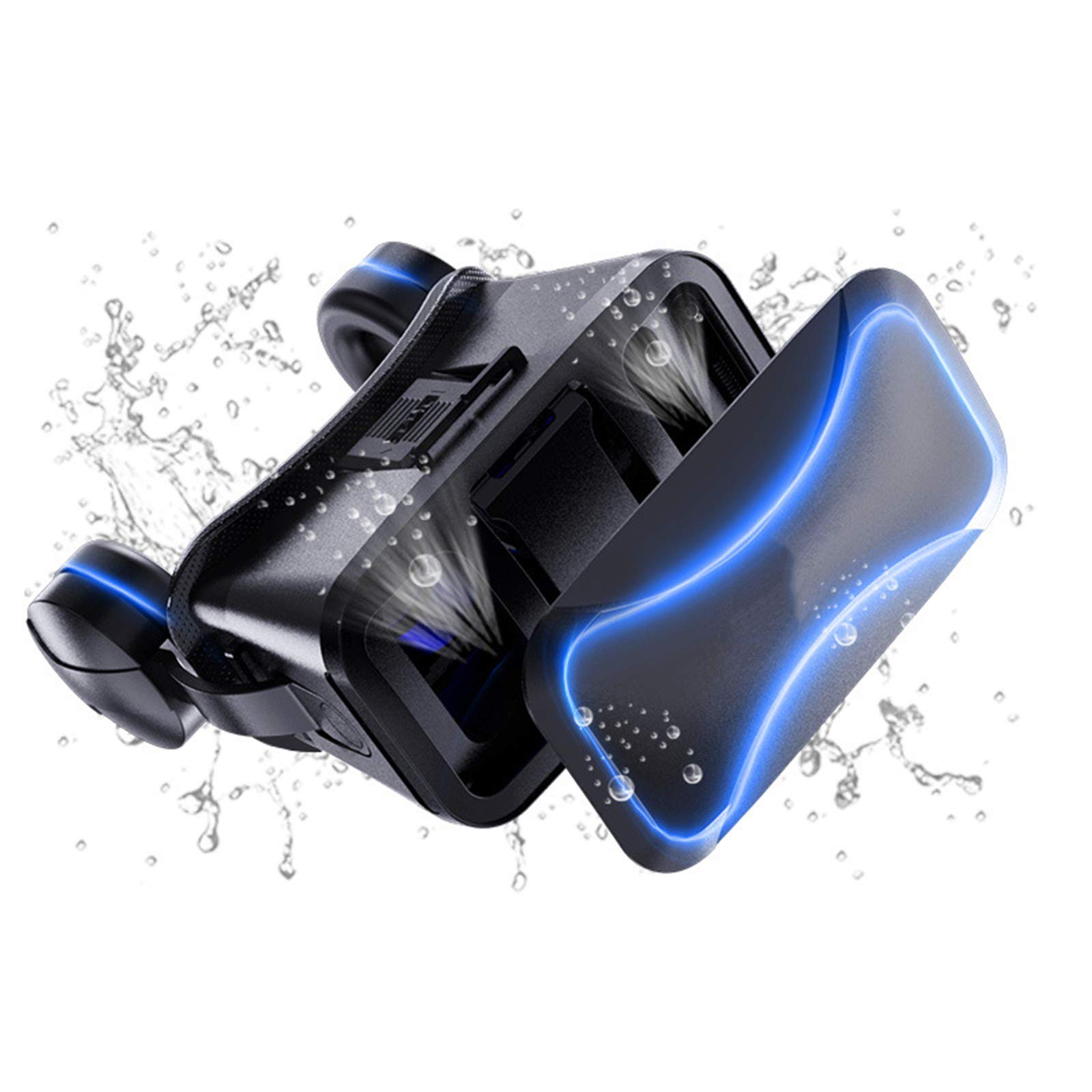 3D VR Gafas de Realidad Virtual, Casco VR de Realidad Virtual para Videojuegos de Películas 3D VR, para teléfonos móviles de 4.5 a 6.0 Pulgadas