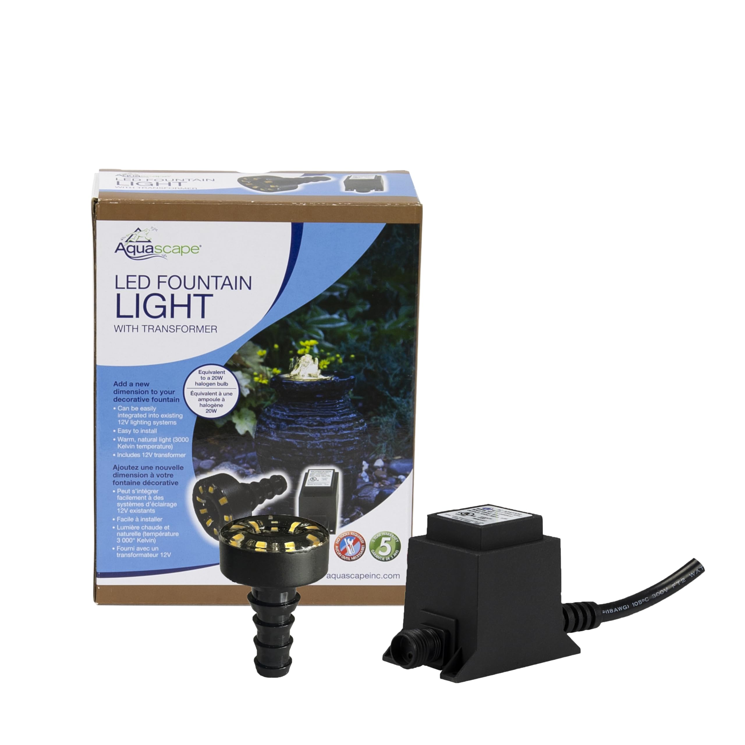 Aquascape aquariumslandschaft LED Brunnen Akzentlicht für Springbrunnen und Wasserspiele