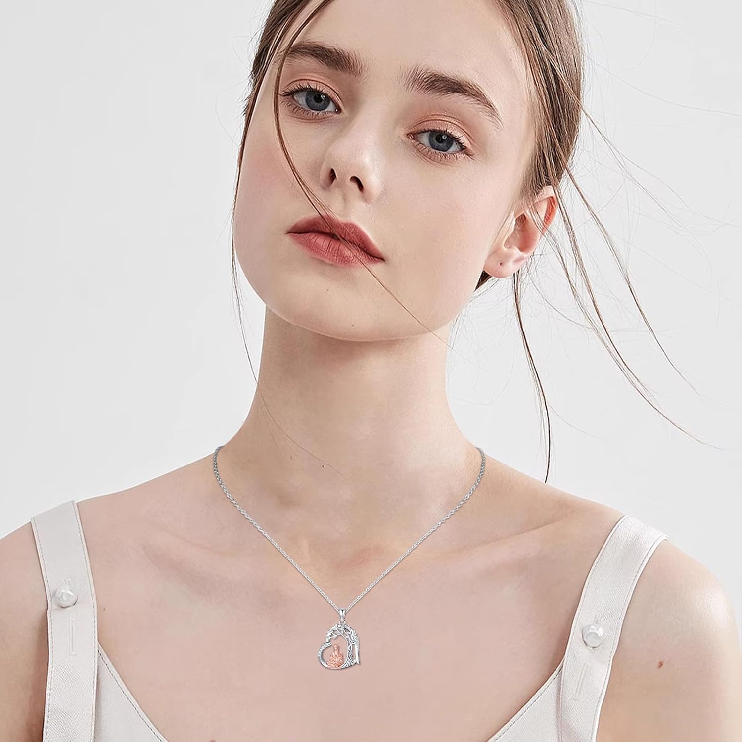 Ball/Gymnastics/Swimming/Ballet/Running/Music Necklace 925 Sterling Silver Sport Jewelry Birthday Christmas Gifts for Women - Image 5