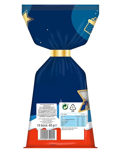 kinder Mini Eggs Milk - Fine Milk Filling Wrapped in Milk Chocolate - Delicious Chocolate Eggs for Christmas Advent Calendar Santa Stocking - Gift for Family & Friends - 85 g