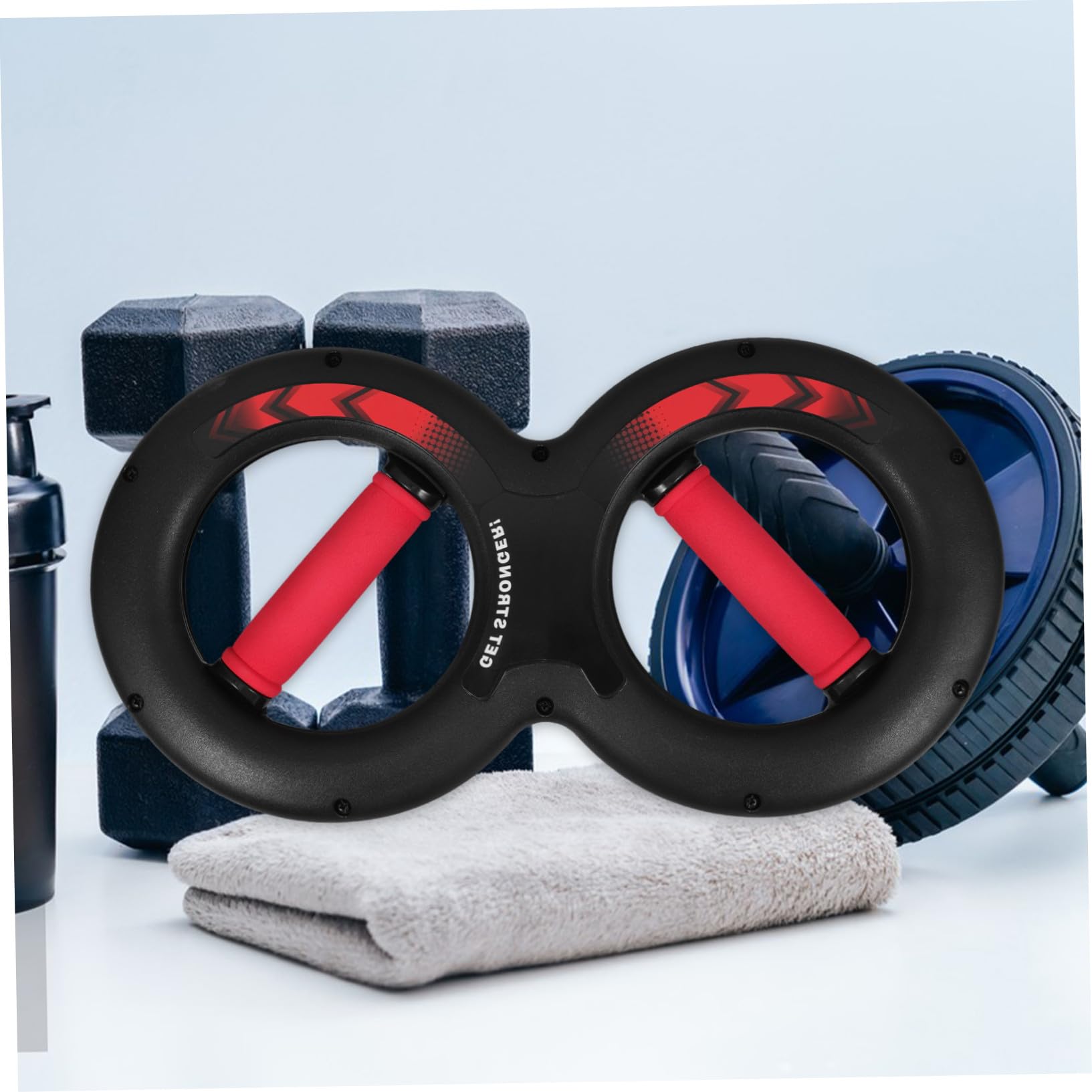 Poignée Lourde 8 de 8 pour Musculation Main, Renforcement des Poignées, Poids 5kg, Matériau Abs et Acier Ressort, pour Athlètes et Haltérophiles