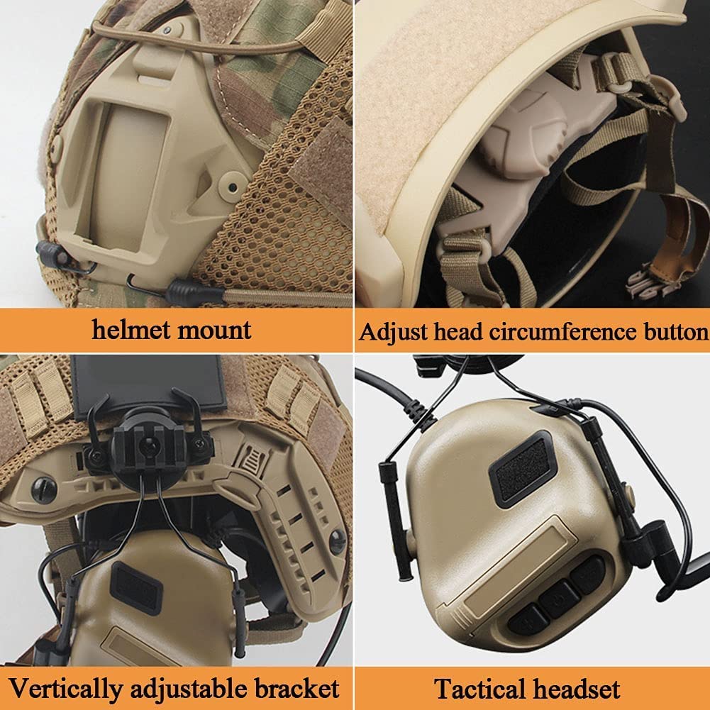 GF - ML - Casque Tactique Maritime Pour Airsoft Et Paintball,pour Abs