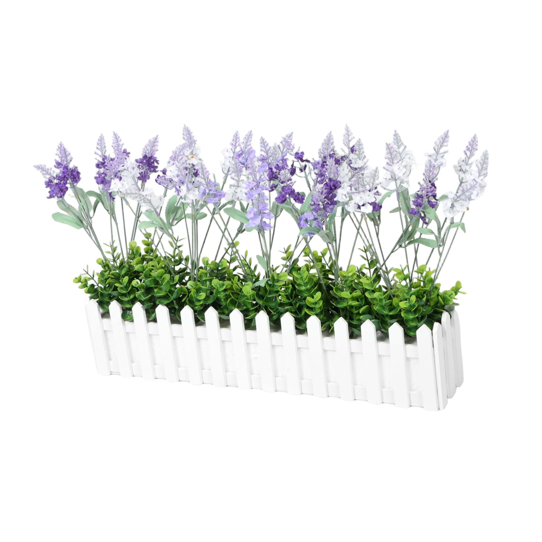 Lavande artificielle pot Zerodeko résistantes aux intempéries pour balcon moderne