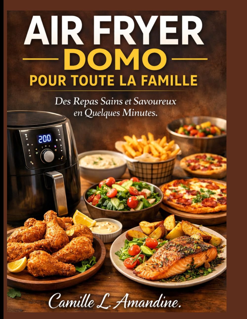 AIR FRYER DOMO POUR TOUTE LA FAMILLE: Des Repas Sains et Savoureux en Quelques Minutes.
