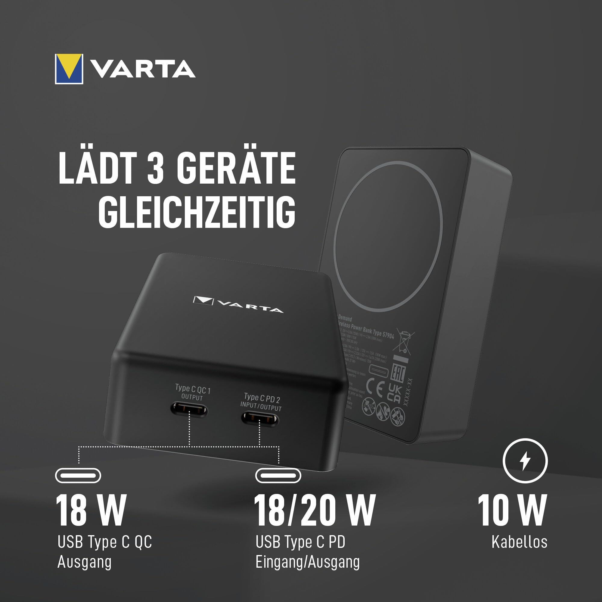 Varta Power Bank 10000 mAh – Bild 3