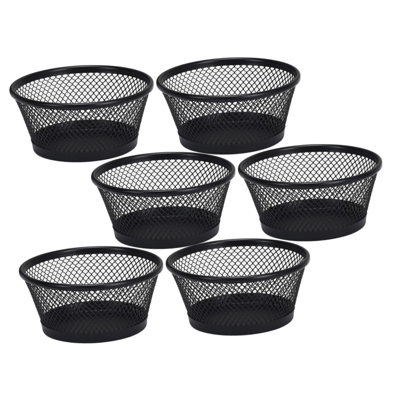 Paniers maille pour trombones organisateurs bureau polyvalents x6