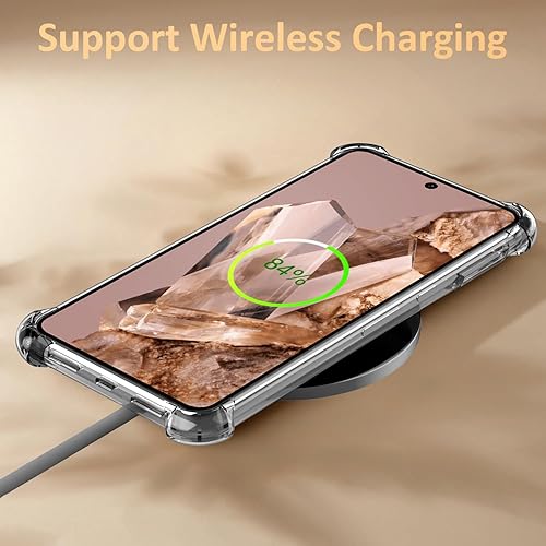 Miniatura 7 de CAROKI Funda transparente de Halloween para Google 6a, con patrón de fantasma, funda protectora de TPU suave, delgada, a prueba de golpes, para