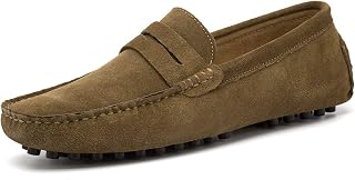 Men's Penny Loafers Moccasin Driving Shoes Slip On Flats Boat Shoes