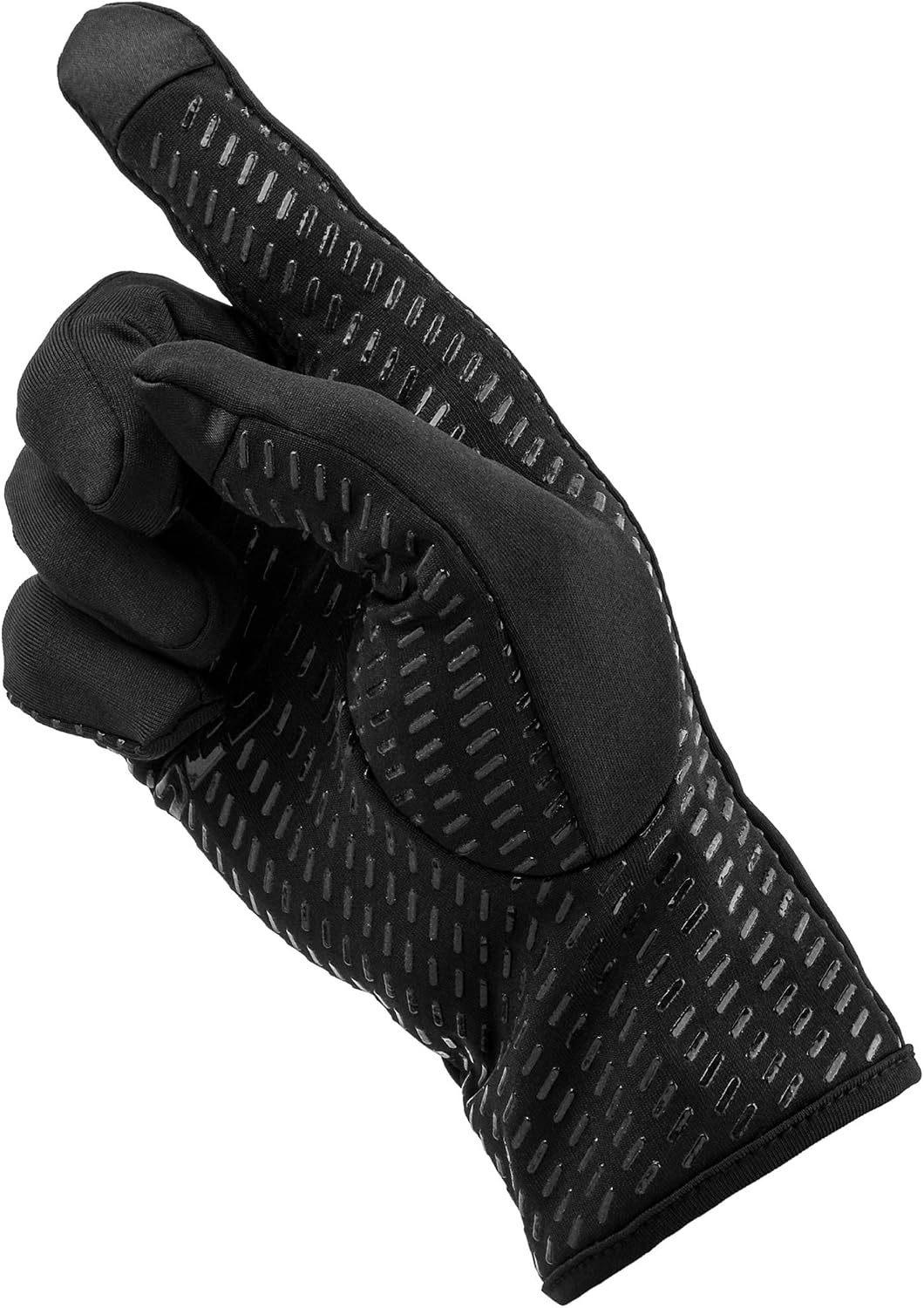 Runners Gloves for Women Men, Light Runner Gloves for Cold Weather, Thin Black Running Gloves with Touchscreen Fingers