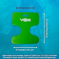 Vista 3 de VOS Oasis - Flotadores de sillín sólidos para agua, ultra flotantes, cómodos asientos flotantes