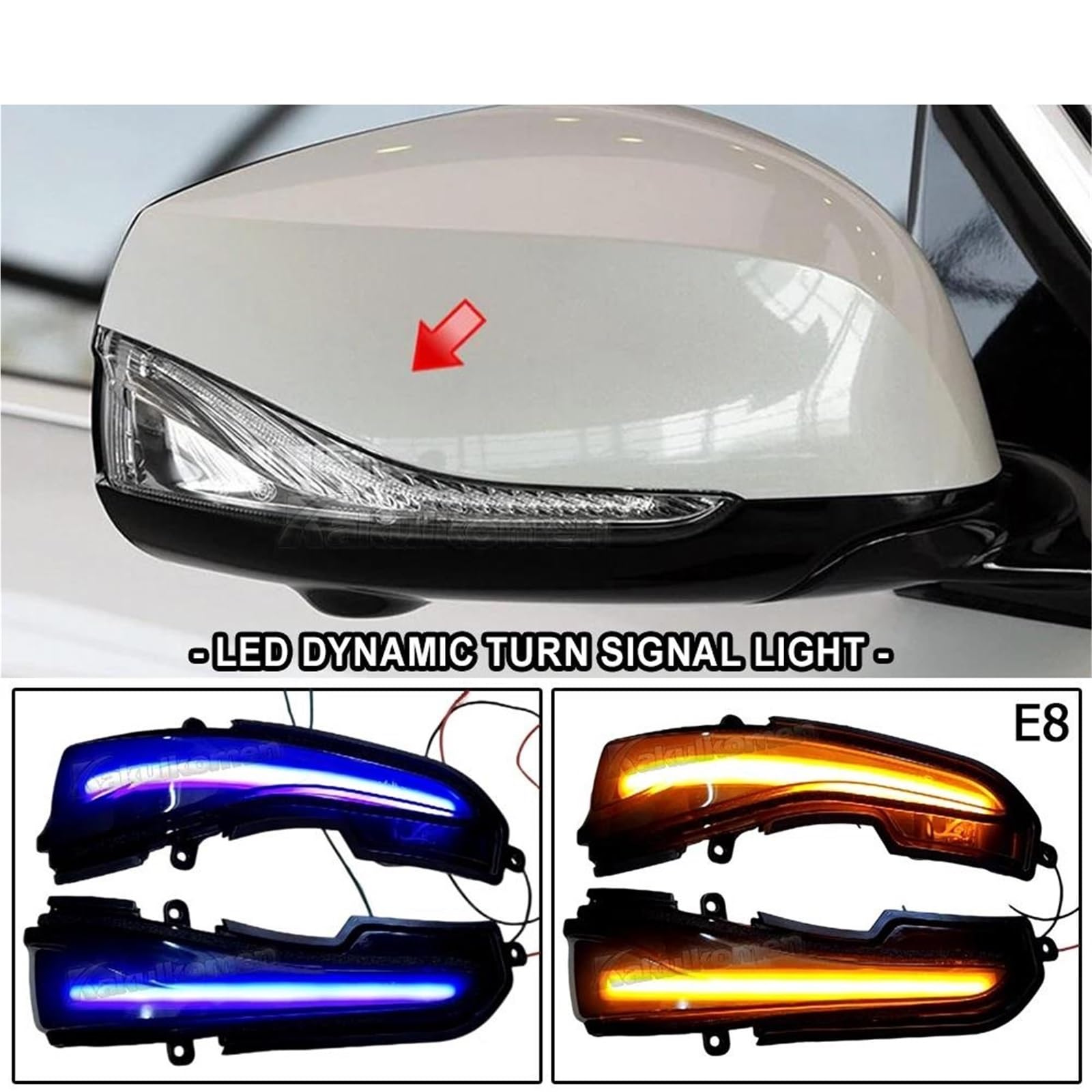 Para Infiniti Para Q50 Q50S Q50L 2014-2018 Luz Indicadora De Espejo
