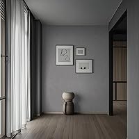 Vista 12 de Black Peel and Stick Wallpaper Black Contact Paper 17.7inch x 393.7inch Self Adhesive Vinyl Wallpaper Removable Wall Paper Peel and Stick Waterproof