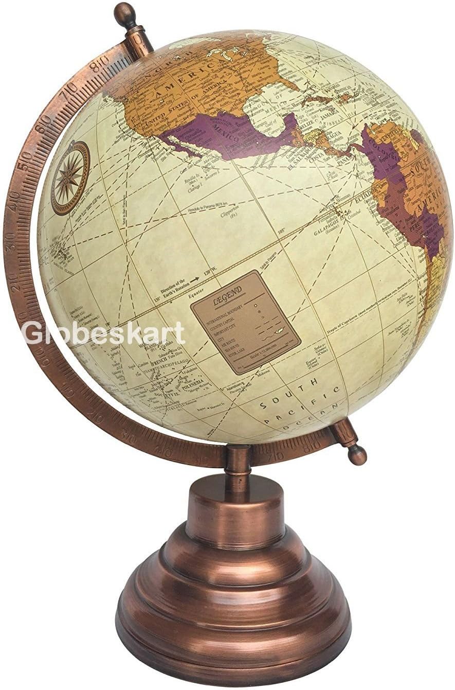 Samyuktha Antique Globe/World Globe/Home Decor/Gift Item/Political Globe/Educational Globe