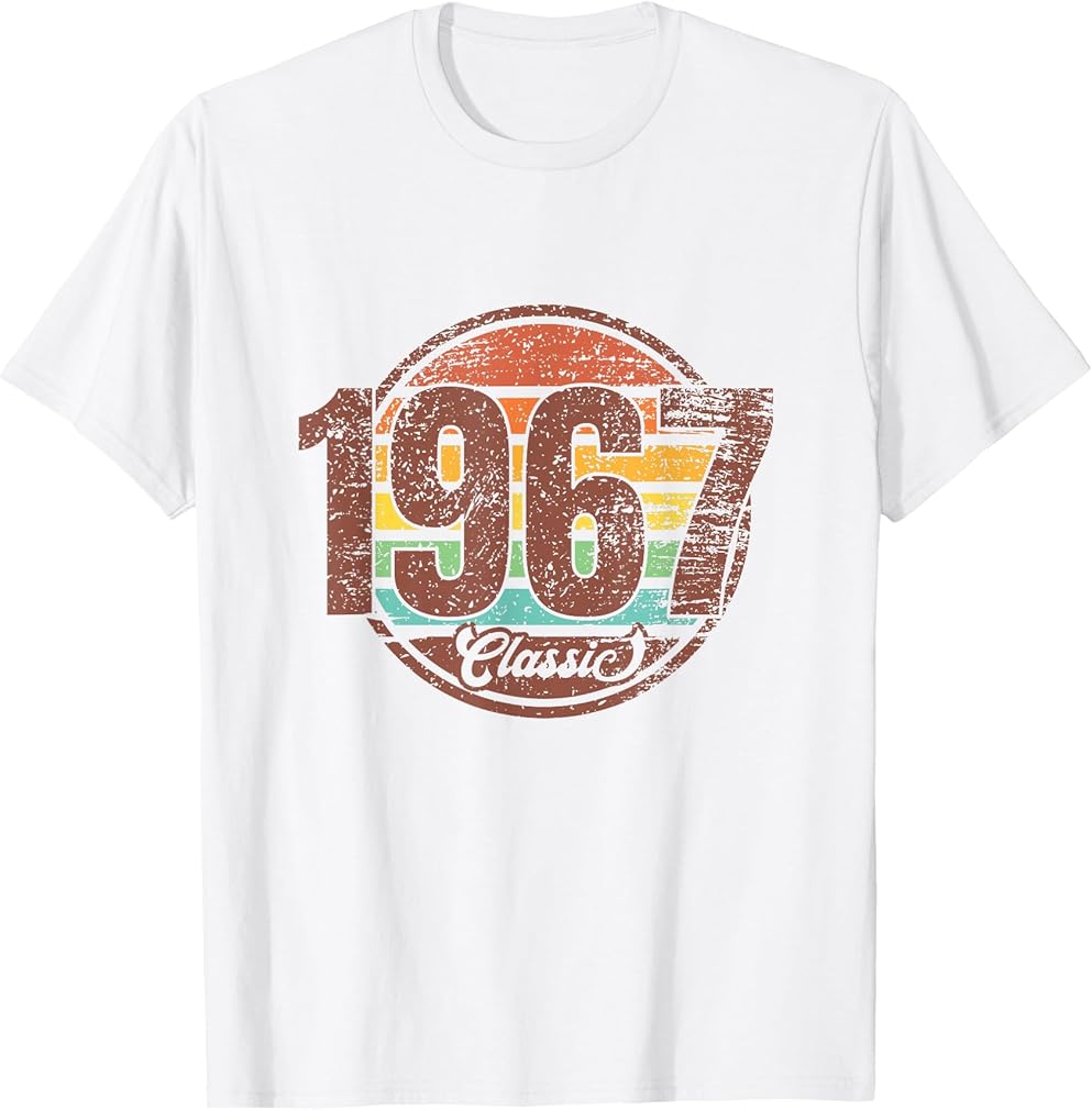 55th Birthday Vintage 1967 Classic Shirt Retro Bday 1967 T-Shirt